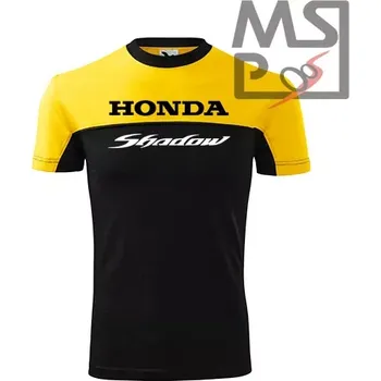 MSP Pánské triko s motivem Honda Shadow M žluté
