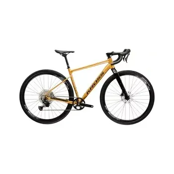 Silniční kolo KROSS KROSS ESKER 5.0 zlatá / grafitová / lesk 1x12 2025