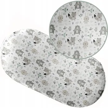 Prostěradlo PROSTĚRADLO DO KORBIČKY KOČÁRKU KOLÉBKY BAVLNA