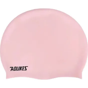 Plavecká čepice pro dospělé Silikonová ADLIKES růžová