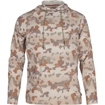 Pinewood Pánské lovecké tričko Air Vent Hoodie Velikost: M Beige Camou