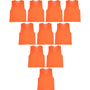 10x rozlišovací dres ( rozlišovák ) reflexně oranžová (164)