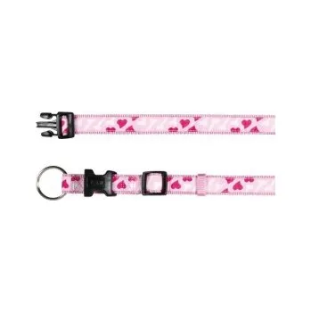 Obojek pro psa Obojek ROSE HEART 40-65cm × 25mm 1ks