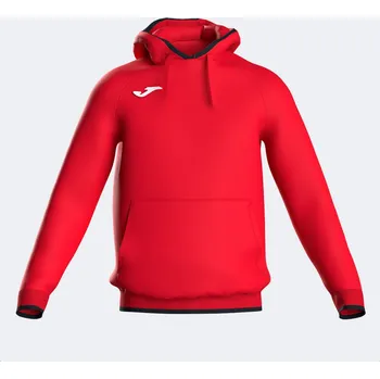 Pánská mikina Mikina s kapucí Joma Combi Premium červená/černá (3XL)