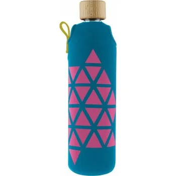 Láhev Drinkit skleněná lahev 330ml polygonka