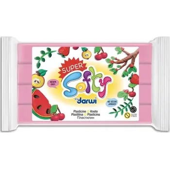 Modelovací hmota Modelovací hmota - Super Softy - 350g - Růžová - Francouzská Já