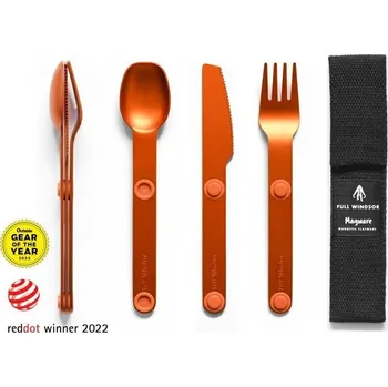 Příbor Full Windsor Magware Magnetic Flatware Single Set Orange sada příborů