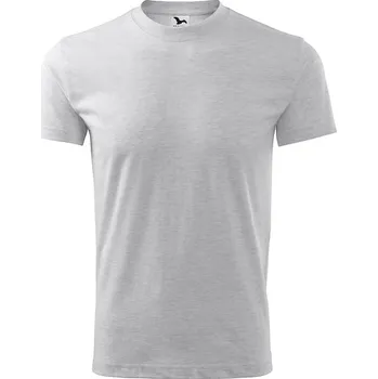 Tričko MALFINI CLASSIC, barva světle šedý melír, velikost 4XL