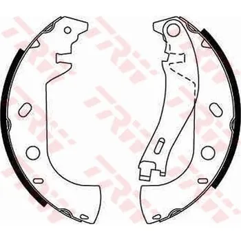 Brzdová čelist Sada brzdových čelistí TRW GS8653