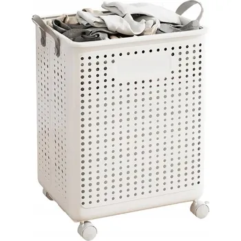 Koš na prádlo Koš na prádlo 50 l s víkem a úchytem L bílá