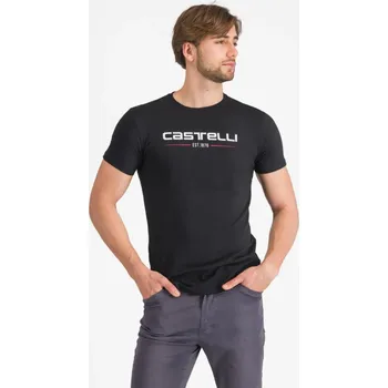 cyklistický dres CASTELLI Cyklistické triko s krátkým rukávem - CASTELLI '76 - černá