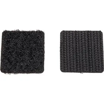 kabelová chránička VELCRO Nalepovací příchytky čtvercové 25mm, 24ks, suchý zip, černé (VEL-EC60236) - 25.16.5505