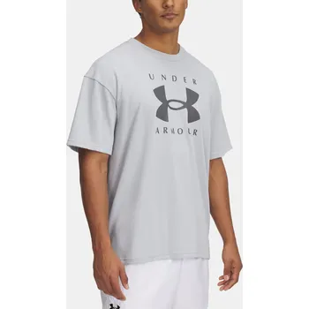 Pánské tričko Under Armour UA M HW OS Branded SS 1389146-011 Šedá SM