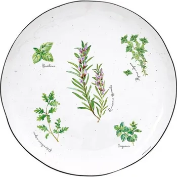 Talíř Porcelánový jídelní talíř Herbarium 26 cm, Easy Life