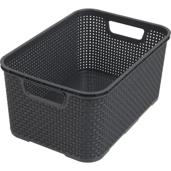 Úložný box Univerzální koš plast šedý