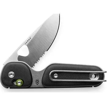 kapesní nůž James The Redstone Black + Stainless Serrated