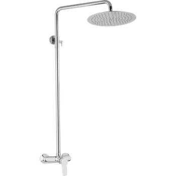 JB Sanitary Sprchová sestava s baterií MIRAM s horním vývodem, průměr 30cm SM 61 000 00 4