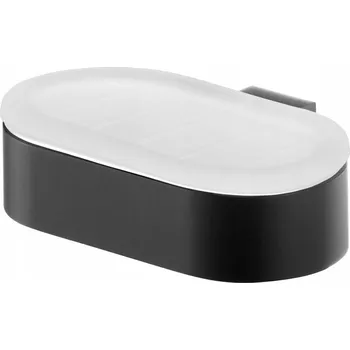 Mýdlenka Mýdlenka nástěnná Bisk černá, šedý kov