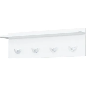 Věšák Věšák Panama PA65 BI, v bílé alpské, s poličkou na oblečení, 90 x 29 x 20 cm