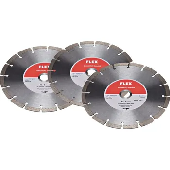 Řezný kotouč FLEX D-TCS S 230x22,2 Diamantjet - diamantový řezací kotouč na beton 3ks AKCE