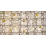 Obkladový panel 3D, PVC, 960 × 480 mm, mramor se zlatem ТP10009775