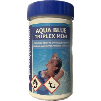 Bazénová chemie Triplex tablety MINI 1kg (po 20g) - chlor trio (kombi tablety) AQUA BLUE
