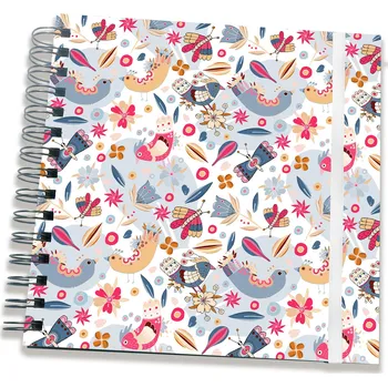 Zákresník - barevní ptáčci na bílé