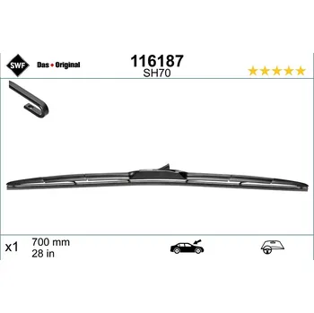 Stěrač List stěrače VALEO 116187