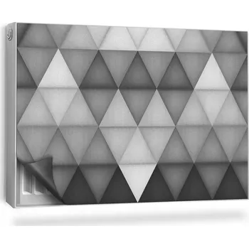 Obraz Magnetická podložka na radiátor, kryt 90 x 60 cm šedá