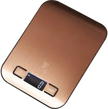 Kuchyňská váha BERLINGERHAUS digitální 5 kg Rosegold Metallic Line