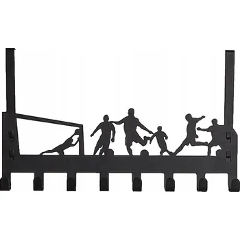 Věšák Šatní ramínko kovový R70 černý