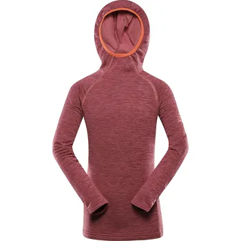 Chlapecké oblečení Alpine Pro ROLTO RŮŽOVÁ / FIALOVÁ DĚTSKÁ RYCHLESCHNOUCÍ MIKINA S COOL-DRY 152-158