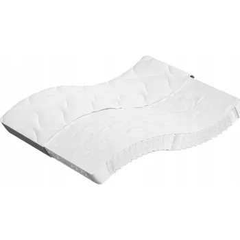 Matrace Matrace Pružinová Taštičková 140x190 cm Bílá/Světle Šedá/Černá