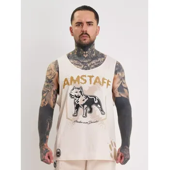 Pánské tílko Amstaff tílko Kaldar Creamwood