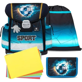 Školní batoh Školní aktovka Belmil 403-13 Classy Fire Football (set s penálem a sáčkem) + DÁREK
