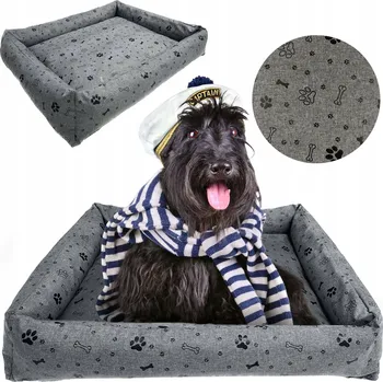 Pelíšek pro psa PELÍŠEK PRO PSÍ POHOVKA 75X65 CM VODĚODOLNÉ POTAH POLŠTÁŘE