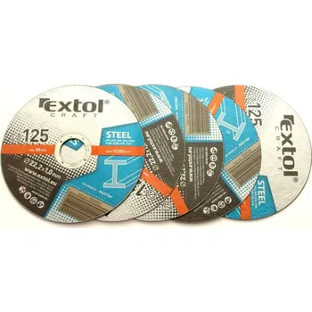 Řezný kotouč Extol 106902 Kotouč řezný na kov 125x1x22,2 5 ks