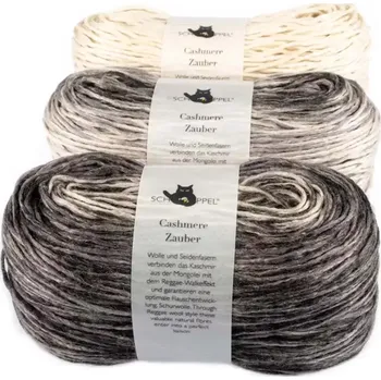 Příze Schoppel Wolle Cashmere Zauber 1508 Schatten (Příze Cashmere Zauber 1508 Schatten)