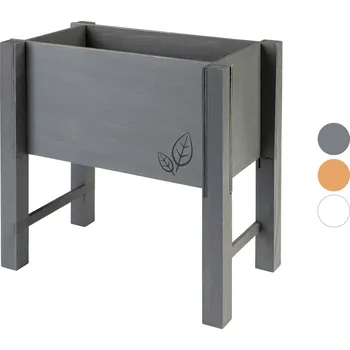 Vyvýšený záhon dobar Dřevěný vyvýšený záhon pro bylinky