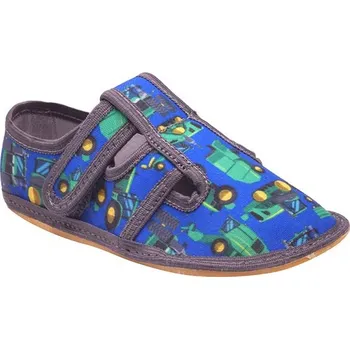 Dívčí obuv Dětská textilní barefoot obuv Bighorn MAHURY 5101 K Velikost 25