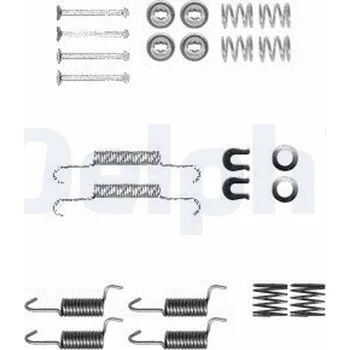 Brzdová čelist Sada příslušenství, brzdové čelisti DELPHI LY1367