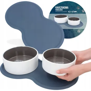 Miska pro psa PODLOŽKA pod MISKY pro PSA 45x25 cm Protiskluzová PODLOŽKA pod MISKU pro KOČKU 8P