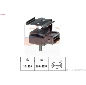 Čidlo automobilu Senzor tlaku sacího potrubí EPS 1.993.068