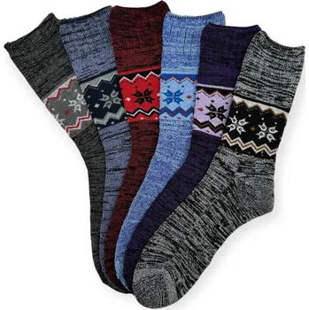 Pánské ponožky Termoponožky dámské PB-873 - 6 párů - 35-38