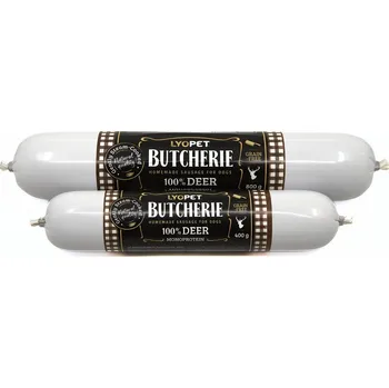 Krmivo pro psa LYOPET Butcherie Deer sausage Varianta: 800g