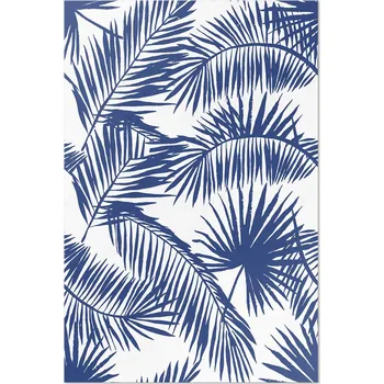 Koberec Koberec Koberec Vnitřní Voděodolný Tropické listy ilustrace 60x90 cm