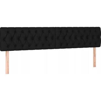Čelo postele černé 100x78/88 cm, 2 ks