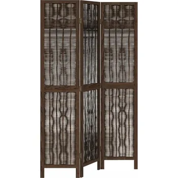 Paraván Paraván s výhřevnými vrbovými větvičkami, tmavě hnědý, 105x180 cm