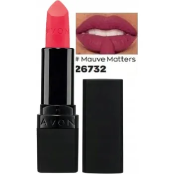 Rtěnka Rtěnka Avon červená Mauve Matters 26732 matná v tyčince 3,6 g
