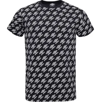 Pánské triko Umbro DINIS 2XL Černá, Bílá